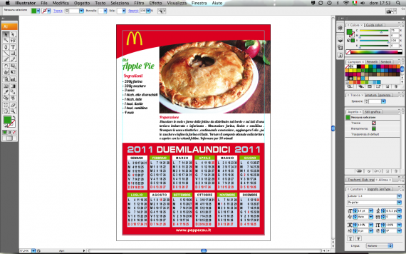 Tutorial Illustrator - Creare un calendario per il 2011