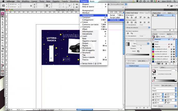 inDesign - Come creare biglietti della lotteria numerati