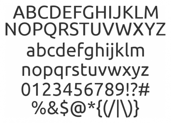 Ubuntu - Font