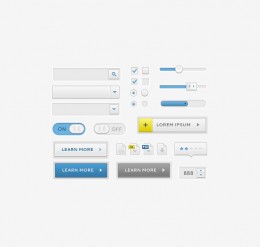 GREY WEB AND APPS UI KIT